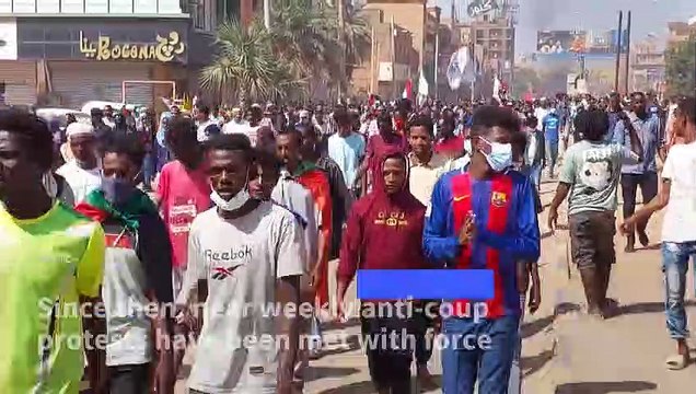 Sudanese renew protests against military coup, one year on