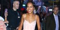 Kerry Washington Embodied the Balletcore Trend In a Pastel Orange Dress and Sheer Corset