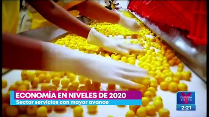 Economía de México se encuentra en niveles de 2020