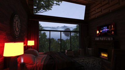 Rain Sound On Window ㅣHeavy Rain for Sleep, Study and Relaxation, Meditation