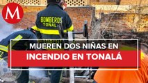 Dos jovencitas mueren en incendio de casa en Tonalá