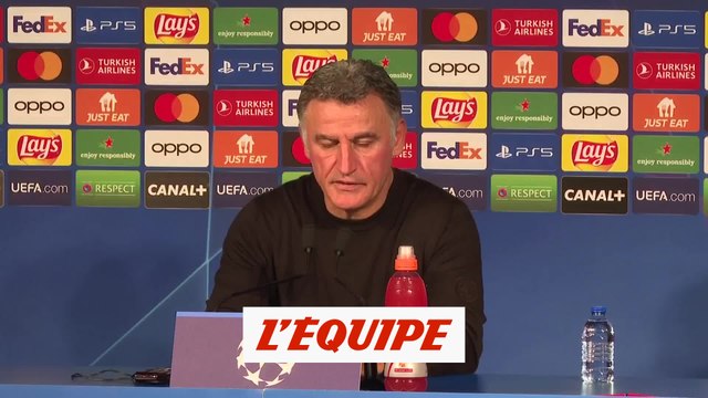 Galtier : «Aller chercher la 1ère place de ce groupe» - Foot - C1 - PSG
