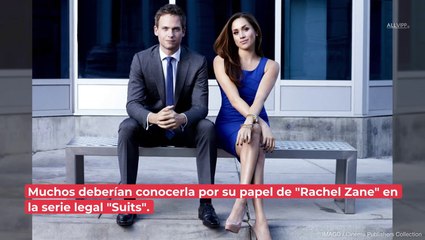 La duquesa Meghan ¿Quiere volver a actuar?