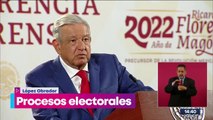 López Obrador llama a que procesos electorales no se realicen por 