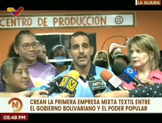 La Guaira | Inauguran  primera empresa mixta textil entre el Gobierno Nacional y el Poder Popular
