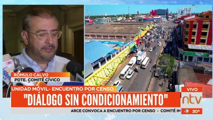 #Bolivia Declaraciones del presidente del comité cívico pro santa cruz respecto al encuentro del Gobierno en Cochabamba