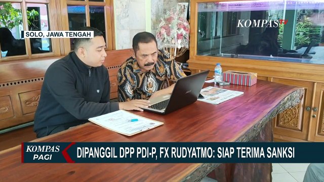 Dipanggil DPP PDI-P karena Beri Dukungan untuk Ganjar Pranowo, FX Hadi Rudyatmo: Siap Terima Sanksi