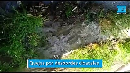 Quejas por desbordes cloacales