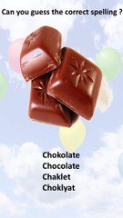 Spelling of the word is correct or not.