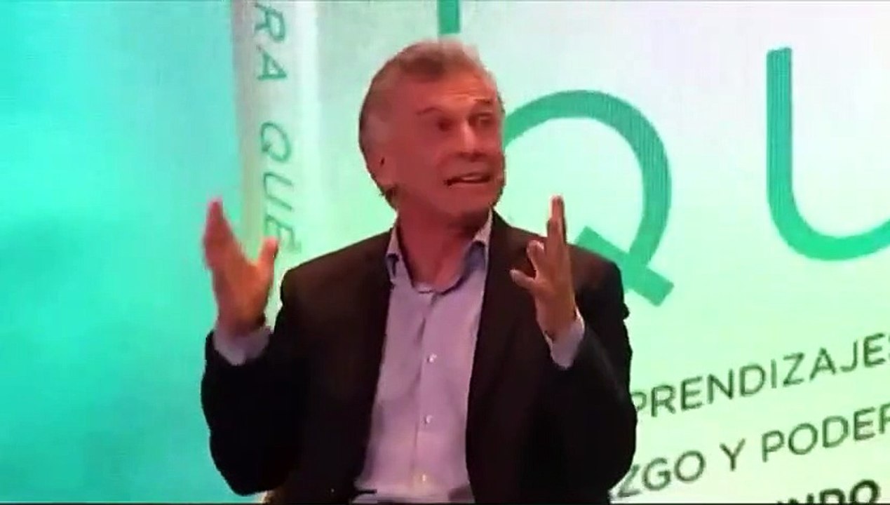 Macri: "Ese discurso cínico progre no me lo banco más"