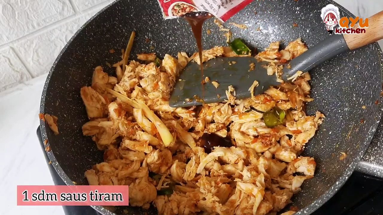 ide jualan makanan korea __ Spicy Chicken Kimbab 10 ribuan