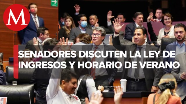Discuten eliminación del horario de verano y Ley de Ingresos en el Senado