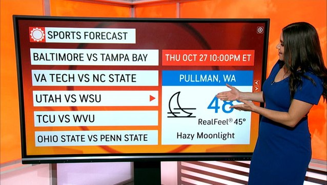 Classic fall weather in store for college football matchups this weekend