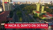 Larach pide seguir firmes en el quinto día de paro y no caer en provocaciones del MAS