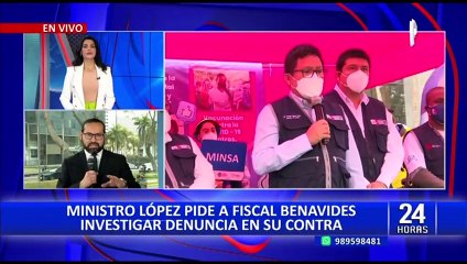 Jorge López:  pide a fiscal de la Nación iniciar diligencias por denuncias en su contra