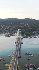 Video cinematic Jembatan teluk Kendari, Sulawesi Tenggara, Indonesia