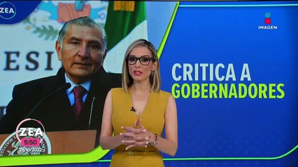 Adán Augusto López vuelva a criticar a los gobernadores de oposición