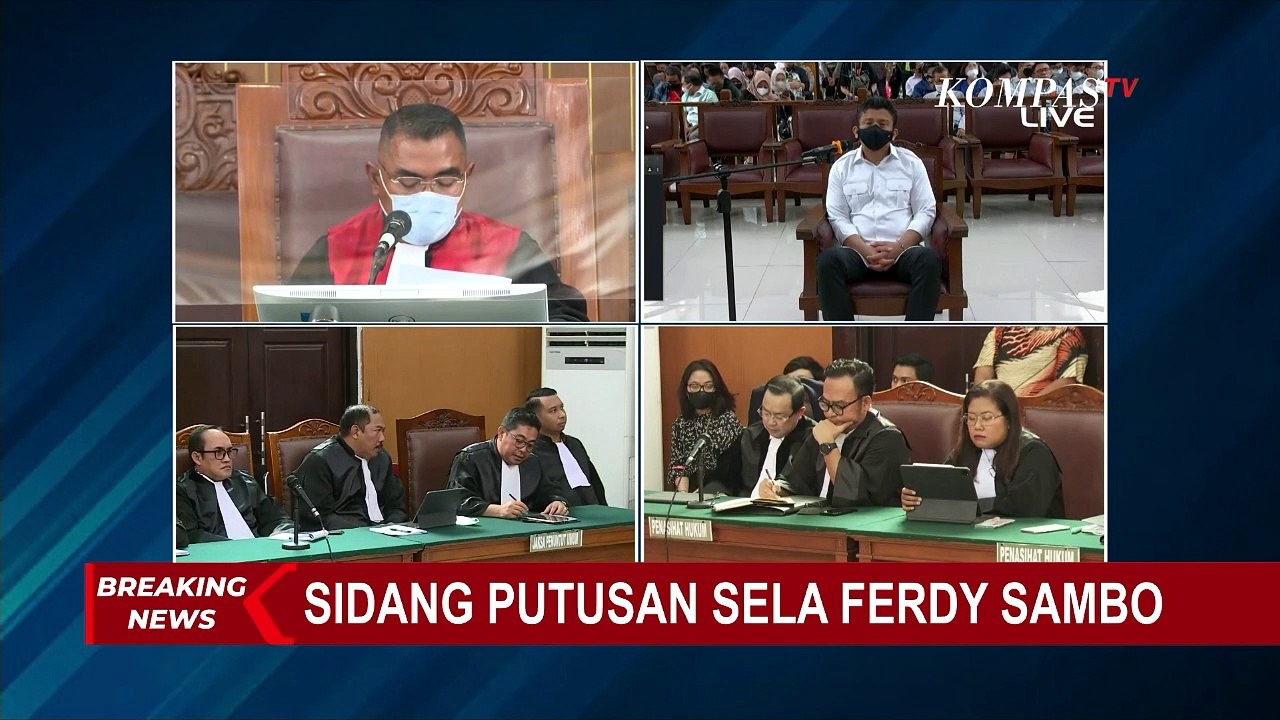 Eksepsi Ferdy Sambo Ditolak Seluruhnya oleh Hakim, Sidang Terus Berlanjut