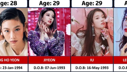 Korean Actresses age youtube