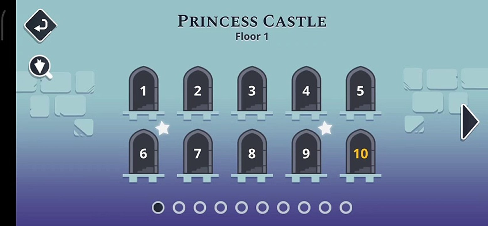 ** Tricky Castle  ** Game  ** Floor 1** Level 10 **
