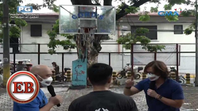 Eat Bulaga: Wally at Ryan, nagpa-dunk contest sa barangay