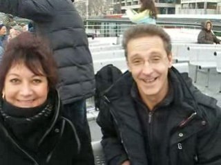 Tower Bridge in a boat in london