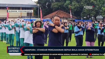Menpora: Standar Pengamanan Sepak Bola Akan Diterbtikan