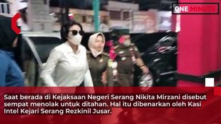 Nikita Mirzani tak berbaju tahanan, Nikita Mirzani menolak ditahan ??