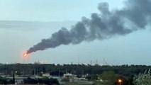 Martigues : une torche impressionnante à Lavéra