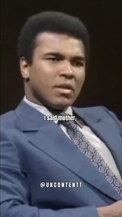 “Why is everything white?” - Muhammad Ali