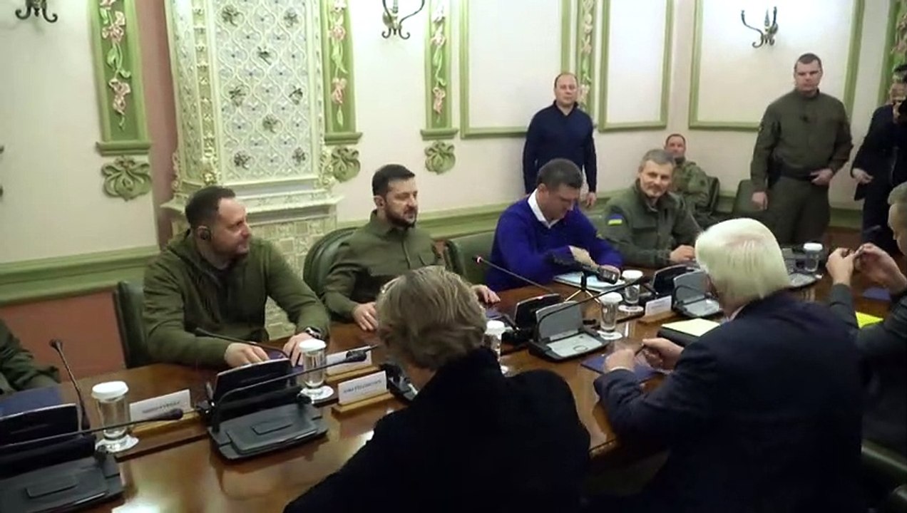 Steinmeier in der Ukraine: 'Zeichen der Solidarität'