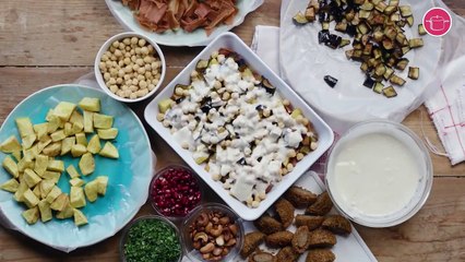 بالفيديو، طريقة عمل فتة الفلافل