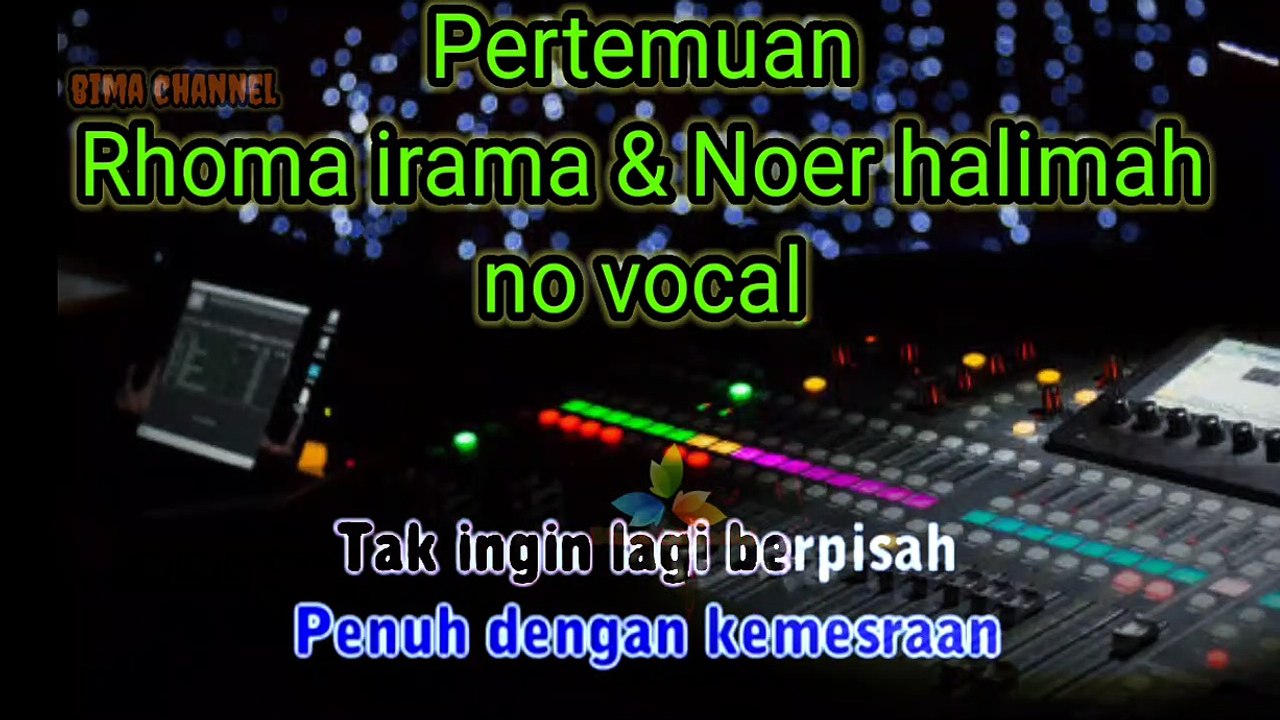 Pertemuan karaoke no vocal+ lirik