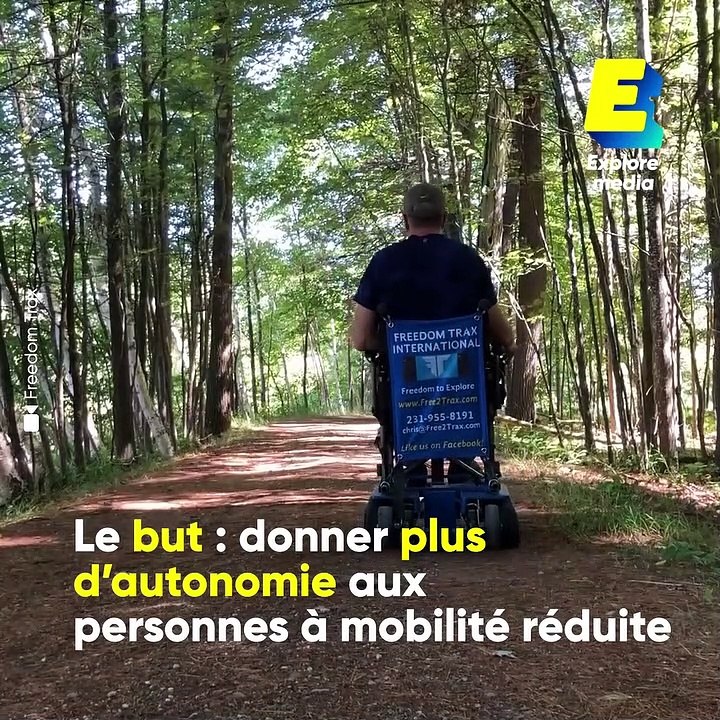 Ces chenilles motorisées permettent aux fauteuils roulants de devenir tout-terrain