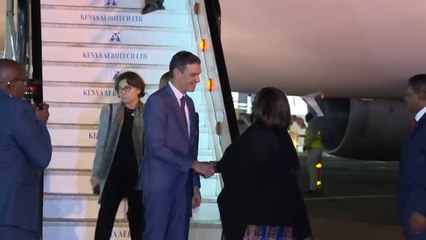 Sánchez inicia en Kenia su viaje a África