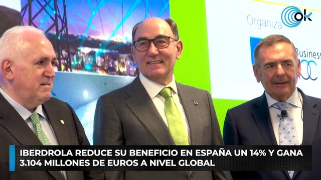 Iberdrola reduce su beneficio en España un 14% y gana 3.104 millones de euros a nivel global