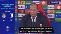 Allegri eyes Europa League success after Champions League elimination