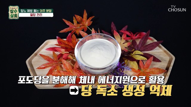 당뇨 예방과 혈당 관리를 도와주는 여주 분말 속 성분들 TV CHOSUN 20221026 방송