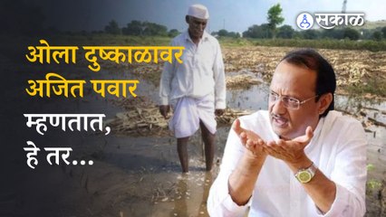 Ajit Pawar | मुख्यमंत्र्यांच्या दुष्काळी दौऱ्यावर अजित पवारांची प्रतिक्रिया | Politics | Sakal