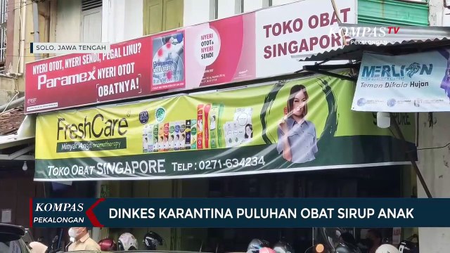Dinkes Karantina Puluhan Obat Sirup Anak