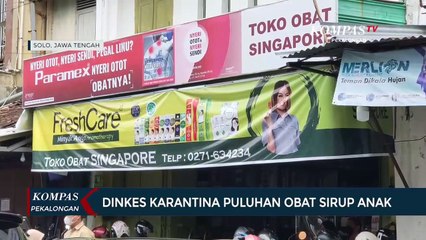 Dinkes Karantina Puluhan Obat Sirup Anak