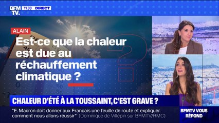 Скачать видео: Est-ce que la chaleur est due au réchauffement climatique? BFMTV répond à vos questions