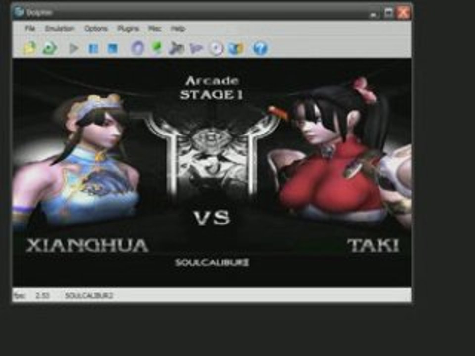 Soulcalibur 2 GameCube Dolphin1.02 8X
