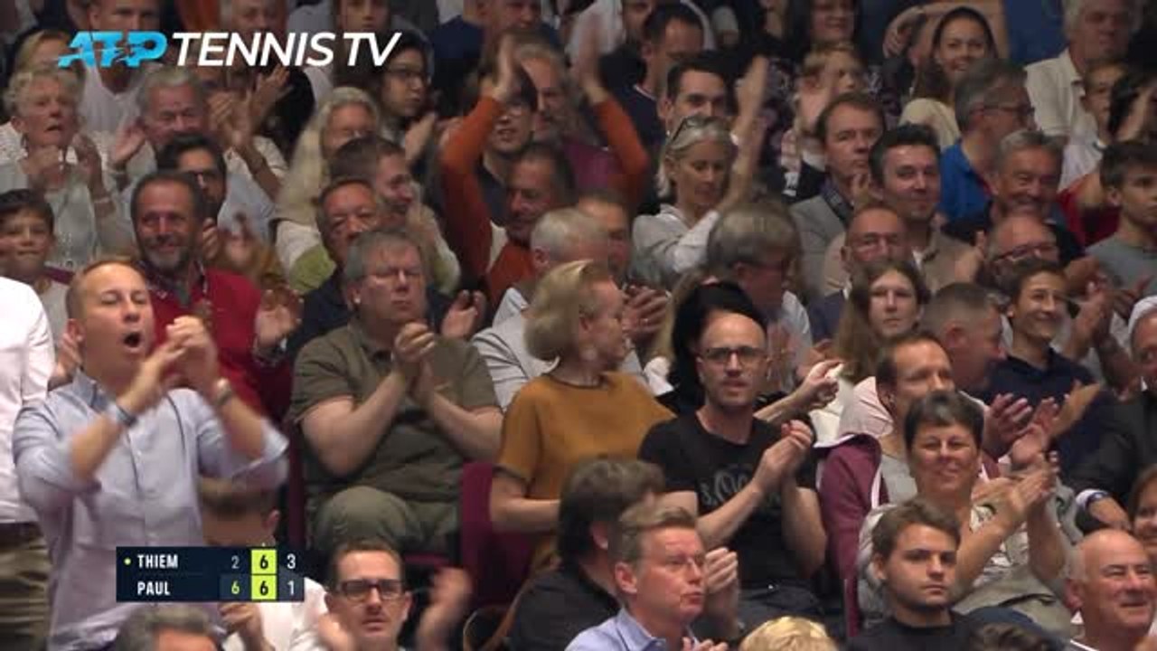 Highlights: Thiem besiegt Paul nach Mega-Comeback