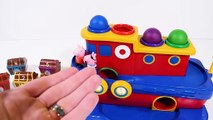 Peppa Pig Video de aprendizaje del color de los cofres del tesoro para niños pequeños y niños!