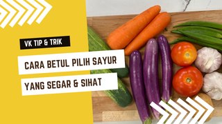 Cara Betul Pilih Sayur Yang Segar & Sihat