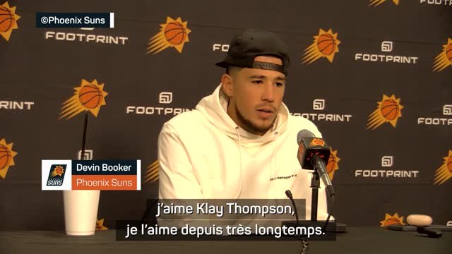 Suns - Booker revient sur l'altercation avec Klay Thompson, un joueur qu'il admire