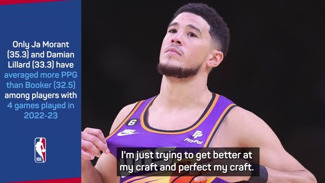 Suns shower praise on Booker - the NBA's 'most complete' player