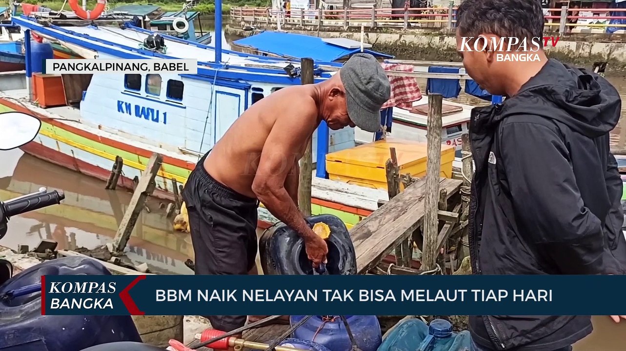 Bbm Naik, Nelayan di Pangkalpinang Tak Bisa Melaut Tiap Hari