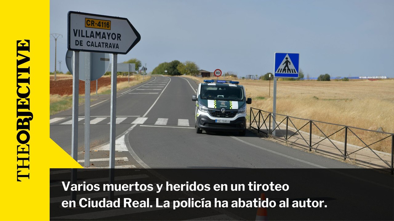 Varios muertos y heridos en un tiroteo en Ciudad Real. La policía ha abatido al autor.